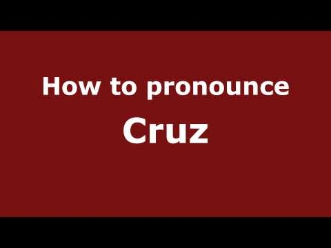 How to Pronounce Cruz - PronounceNames.com