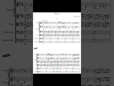 F. Chopin Wiosna Op. 74/2 Arr. for String Orchestra #orchestral #composer #classicalmusic #shorts