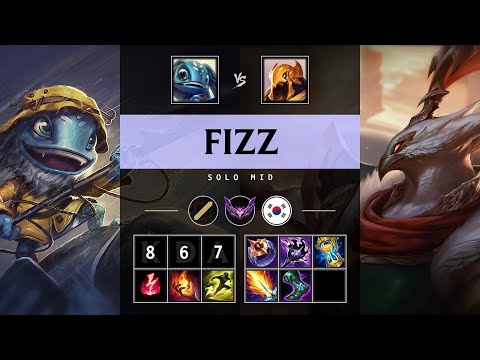 Fizz Mid vs Azir - KR Master Patch 25.14