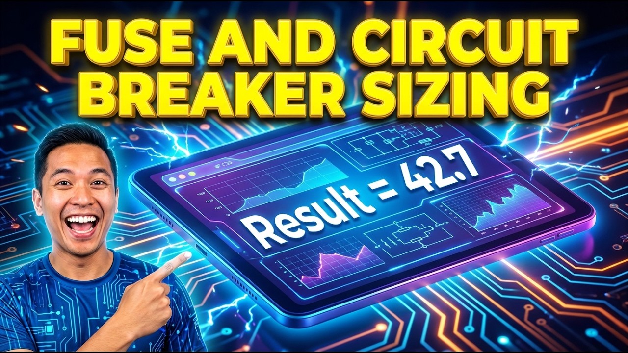 Fuse and Circuit Breaker Sizing Calculator