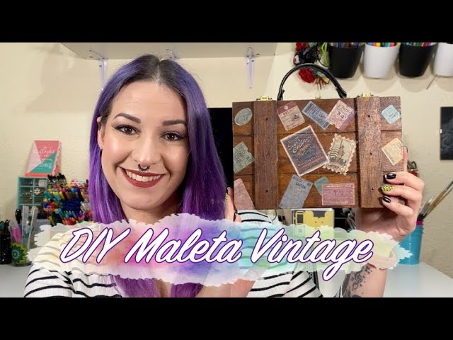 Vídeo relacionado con HMF VKO102 Maleta Vintage de Madera | 38 x 26 x 13 cm | Grande | Rose
