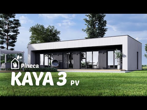 Casa Prefabricada para Vivir KAYA 3 PV, 70 m²