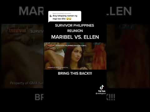 Miss Maribel vs Ellen Adarna Survivor Philippines