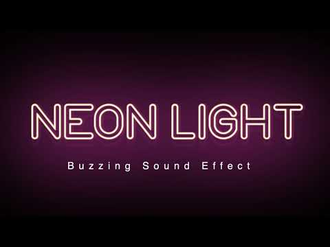 Neon Light Flickering II Buzzing Sound Effect