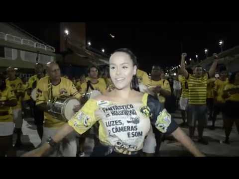 São Clemente 2019: ensaio da bateria no Sambódromo