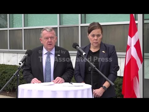 Danish FM says dialogue with US will continue over Greenland despite a 'fundamental disagreement'