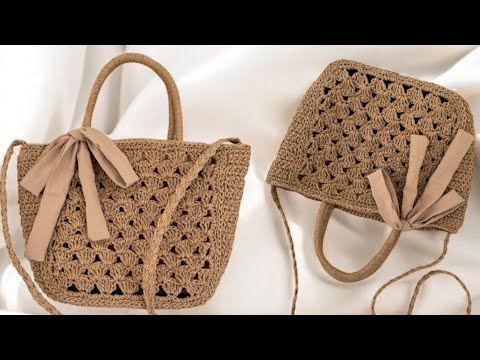 🎀WE ARE MAKING THE FAMOUS PINTEREST MODEL BAG, THIS SUMMER'S FAVORITE 🎀 With all the details #cro...