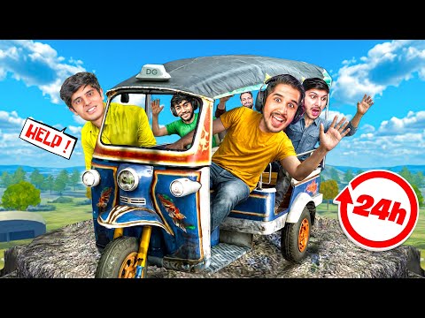 24 HOUR with 24 YOUTUBER in FREE FIRE  🔥😱 DESI GAMERS