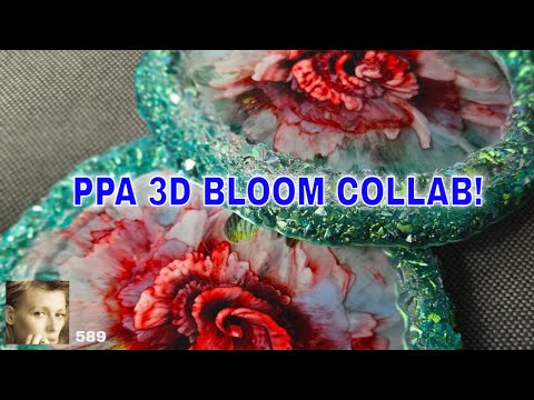 Resin Art Rose Flowers | PPA 3D Bloom Collab