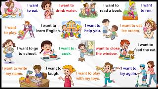 Speak English With Kids | Spoken English for kids at home | Daily Use English Sentences