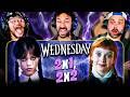 WEDNESDAY SEASON 2 Episodes 1 2 REACTION Addams Family Jenna Ortega Netflix
