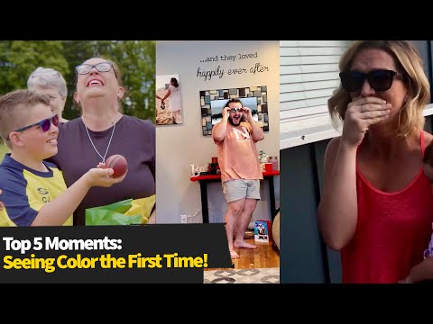 Top 5 Moments: Seeing Color the First Time!