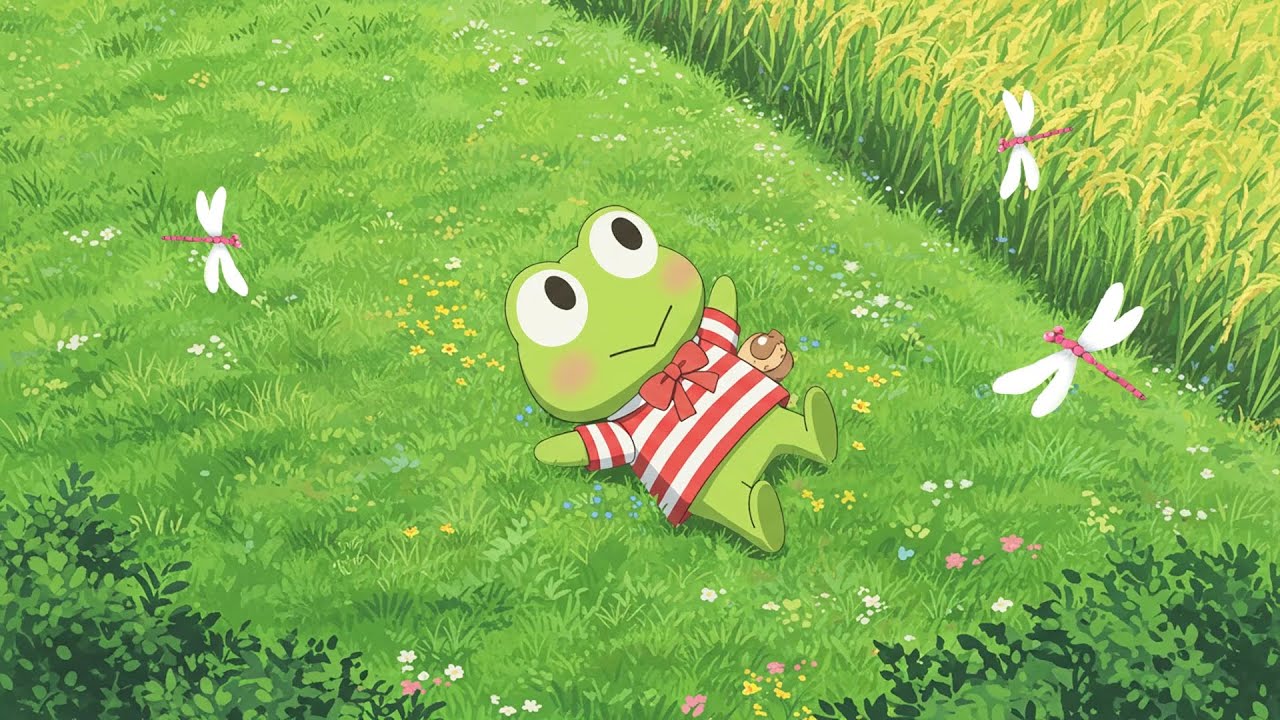 Keroppi’s Lazy Afternoon 🐸 Gentle Lofi Tunes 🌼 Peaceful Lofi Vibes for Daydreaming & Relaxing