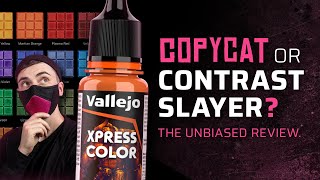 I review all 24 XPRESS COLORS from Vallejo (better at SLAPCHOP than Contrast & Speedpaint)