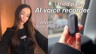How This AI Voice Recorder Helps Me Stay Productive | ANYPIN Note Pod P1 Review