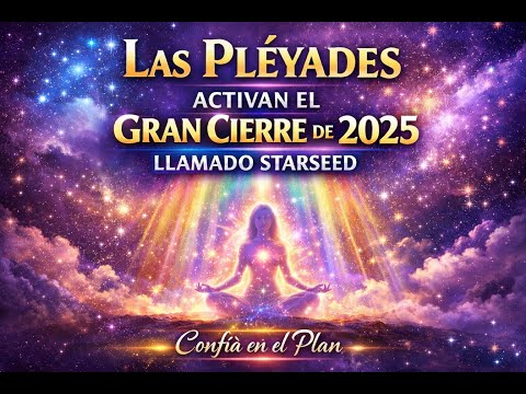 🛸💫Las Pléyades Activan el Gran Cierre de 2025 | Activación Starseed 💫