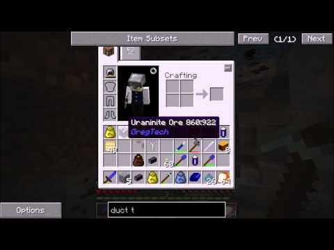 Duct Tape and the RTG - Minecraft Infitech 2 (GregTech) - Episode 13