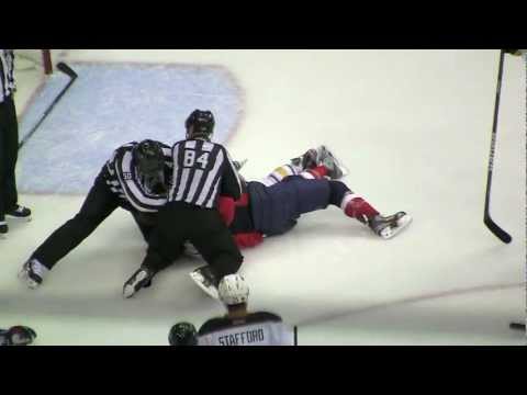 Caps vs. Sabres fight clips 12/30/11