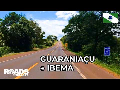 Guaraniaçu → Ibema | POV Dashcam Drive | BR-277 no Paraná