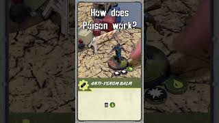 How does Poison work in Fallout: Wasteland Warfare?