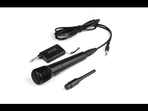 Проводной и беспроводной микрофон 2 в 1 для Караоке