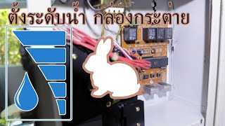 วิธีตั้งระดับน้ำ กล่องหยอดเหรียญตรากระต่าย Ep.2