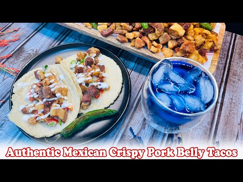 Authentic Mexican Crispy Pork Belly Tacos Easy Recipe