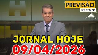 ALERTA NO SUDESTE: Frente fria e calor traz risco de temporais | Previsão do Tempo Jornal Hoje 09/04