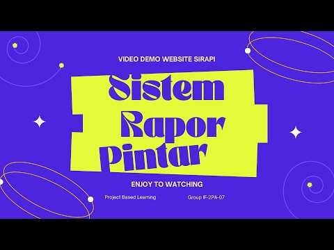 IF-2PA-07 Sistem Pengolahan Rapor Siswa