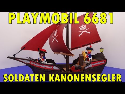"PLAYMOBIL 6681 SOLDATEN KANONENSEGLER" -Vorstellung