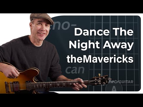 Crazy Easy Beginner Guitar 2 Chord Play Along - Dance The Night Away! Just A & D chords