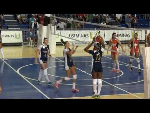 Superliga de Vôlei Fem. 2011/2012 /o\ Minas/Usiminas 3 x 0 São Bernardo