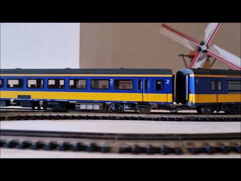 Meerijden met een ICRm trein op het nieuwe baanontwerp.