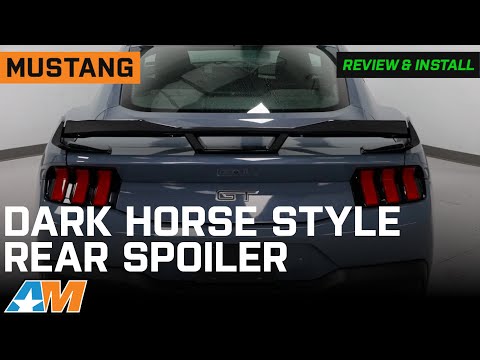 2024-2026 Mustang Dark Horse Style Rear Spoiler Review & Install