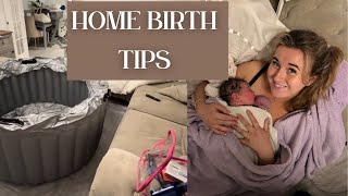 HOME BIRTH TIPS | PLANNING A HOME BIRTH