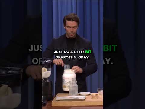 Patrick Schwarzenegger makes his famous protein shake! Learn the secret recipe #ProteinShake