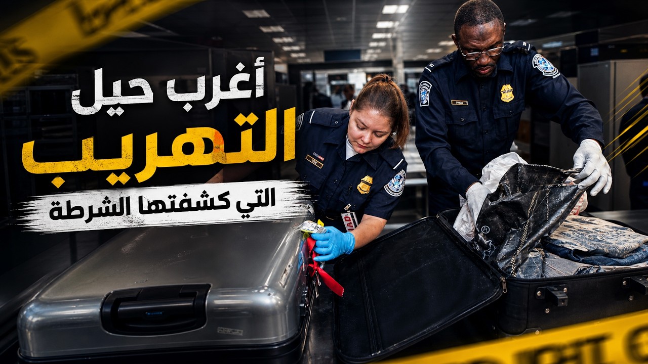 وثائقي امن المطارات | القبض على أخطر المهربين… وما وجدته الشرطة صادم!