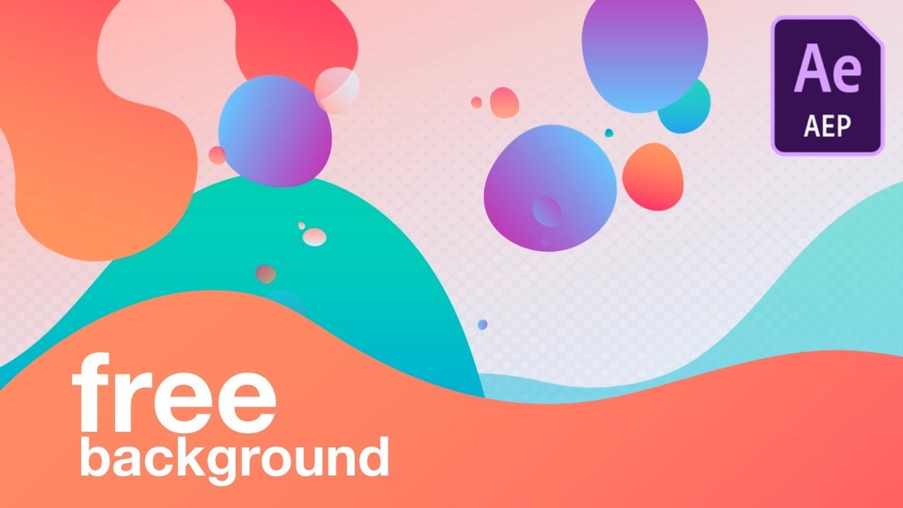 background free Template 01 - Adobe After Effects