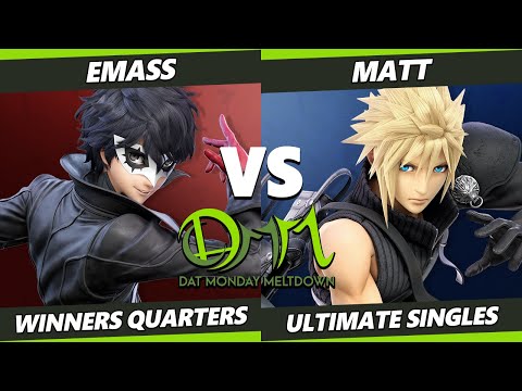 DAT Monday Meltdown 220 Winners Quarters - eMass (Joker) Vs. Matt (Cloud) SSBU Ultimate Tournament