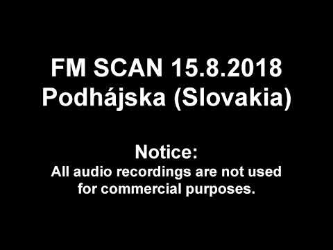 FM BANDSCAN - Podhájska (southern slovakia)