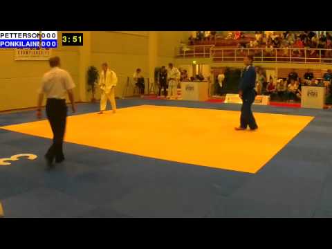 Judo Nordic Championships 2014: M-90: PETTERSON - PONKILAINEN