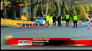 preview picture of video 'Farmington pedestrian hit'