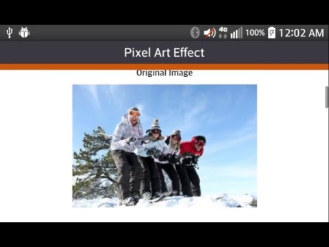 Pixel Art Effect Video