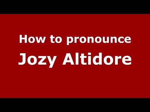 How to pronounce Jozy Altidore (American English/US) - PronounceNames.com