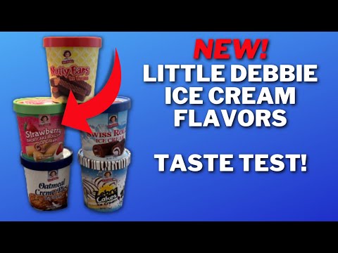 New Little Debbie Ice Cream Flavors Taste Test - Awesome snack cake flavors now in Wal-Mart stores!