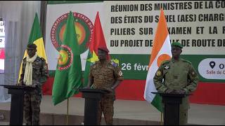 Confédération de l'AES : la feuille de route de l'an II validée par les ministres