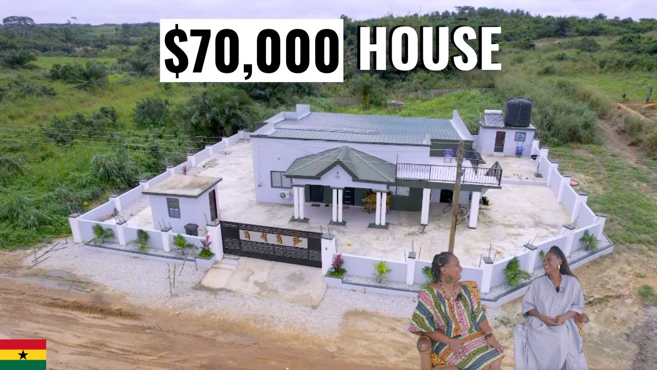 African American moved to Ghana to build a 4 bedroom home and live her dream life |Exploring Asebu