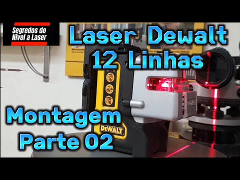 Laser Dewalt DW 089 BR de 12 Linhas - Montagem - Parte 02