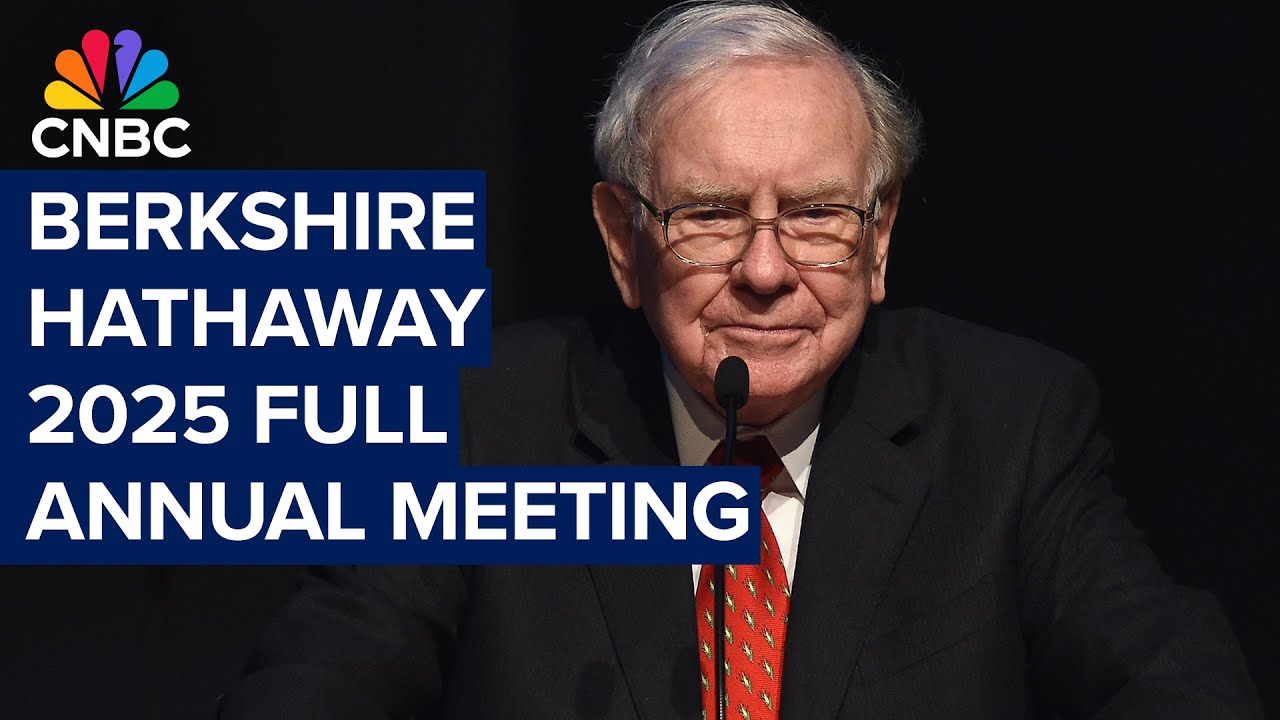 Watch Warren Buffett preside over the full 2025 Berkshire Hathaway annual shareholder meeting