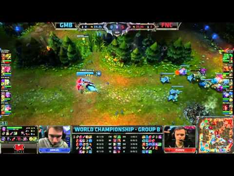 GMB vs FNC | Gambit vs Fnatic Worlds 2013 Day 6 Group B | Season 3 Championship S3 D6G1 VOD